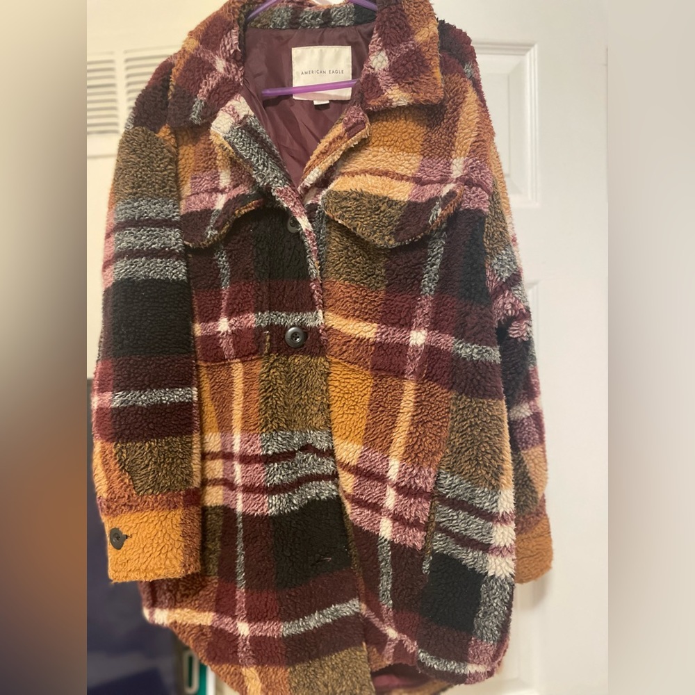 SOLD American Eagle Flannel Jacket SOLD